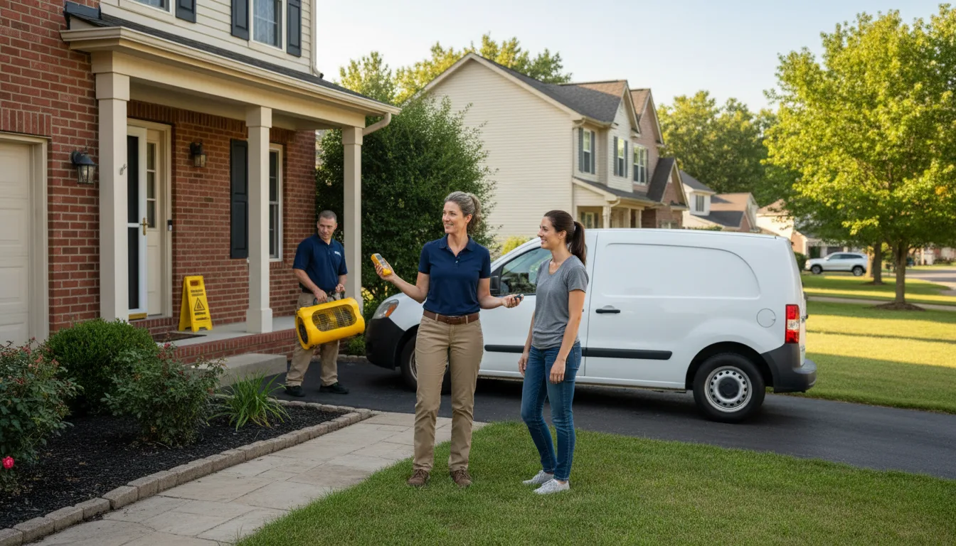 Water restoration image for Home Water Damage Repair in Shelbyville, IN